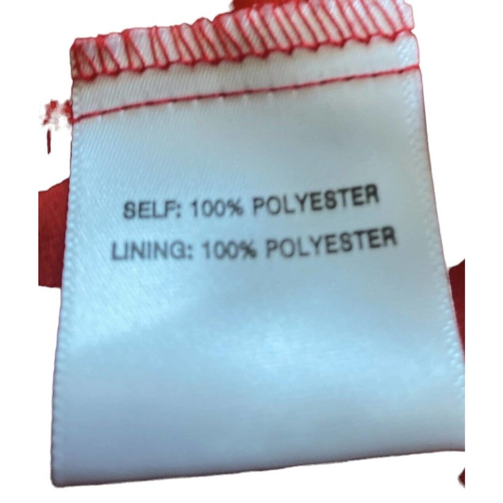 Women’s Rose and Olive Red with White Dots Tank Top Blouse Size Large - Picture 7 of 7